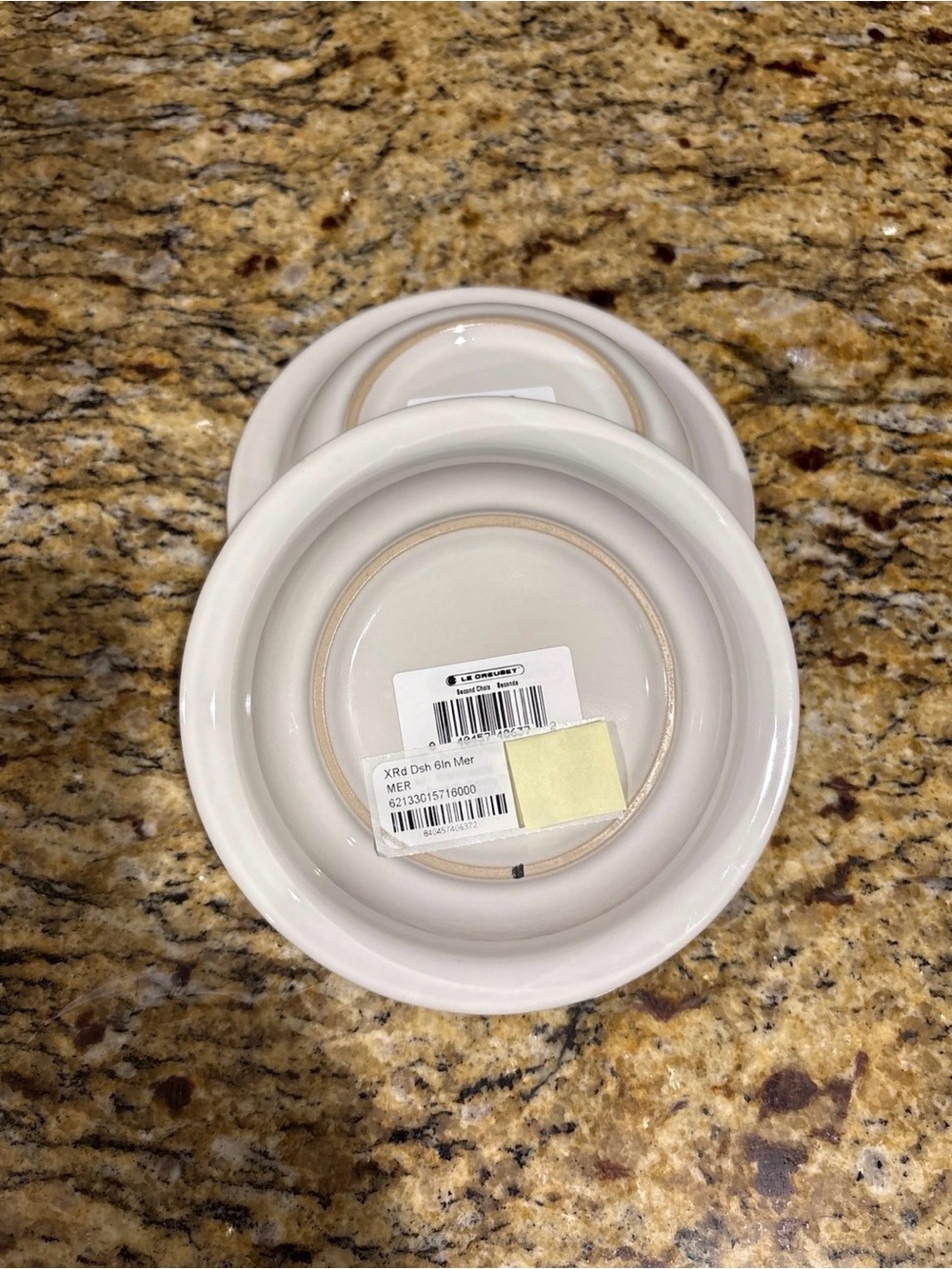 Le Creuset 15cm Round Dish Meringue - Set of 2 - Picture 3 of 11
